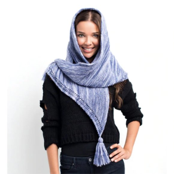 RARE💄RED Nirvanna Merino Trifecta Scarf - Picture 5 of 7